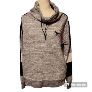 Women's Small Gray & Black Pink by Victoria Secret Sweatshirt